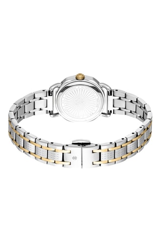 Montre à quartz en acier - Argenté et doré