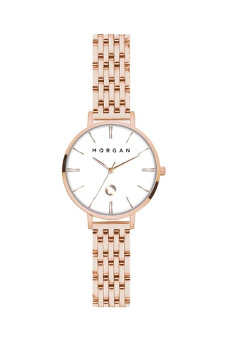 Montre à quartz en alliage de zinc - Doré et blanc