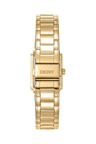 Montre à quartz en acier - Doré et beige