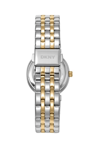 Montre à quartz en acier - Argenté et doré