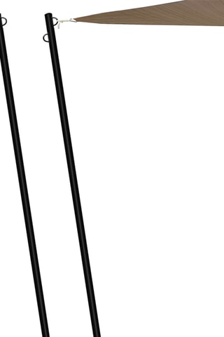 2 postes exteriores para toldo - 220 x 12 x 12 cm