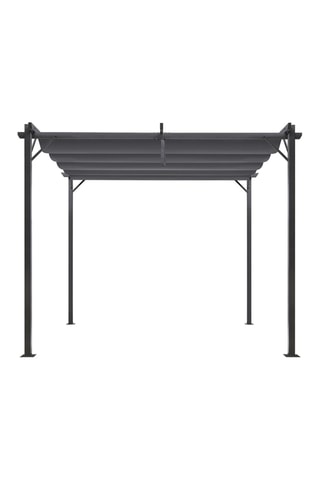 Pérgola con techo retráctil 9 m² Marina - 3 x 3 m