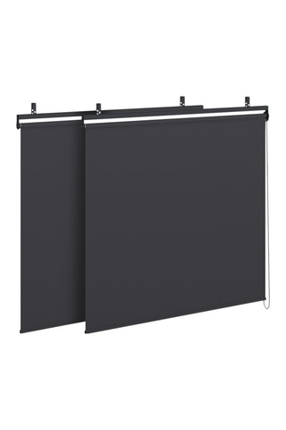 Pérgola bioclimática con estores