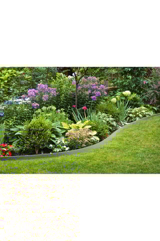 5 borduras de acero - 100 x 12 cm