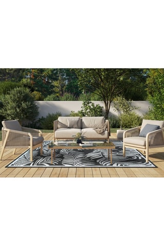 Alfombra de exterior - 280 x 180 cm - Gris