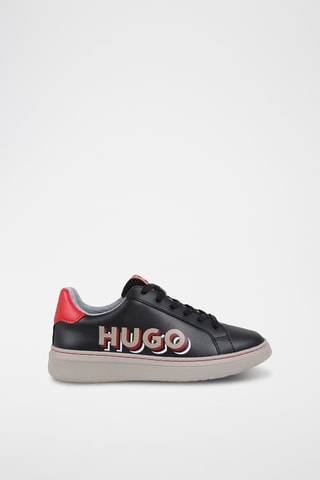 Leren Gympen - Zwart - Hugo