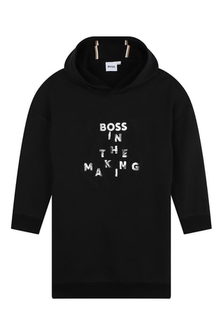 Sweaterjurk met Capuchon - Zwart - Boss