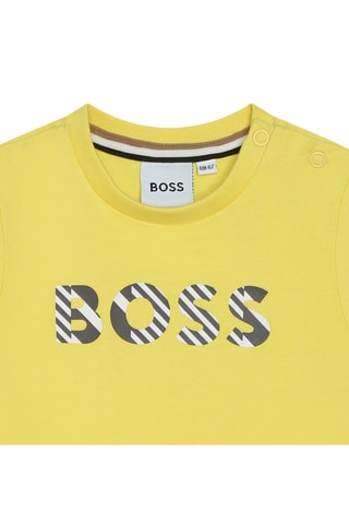T-shirt - Geel - Boss