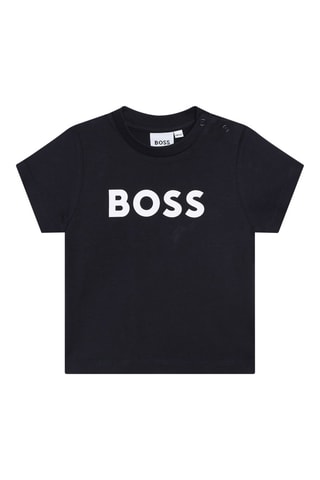 T-shirt - Blauw - Boss