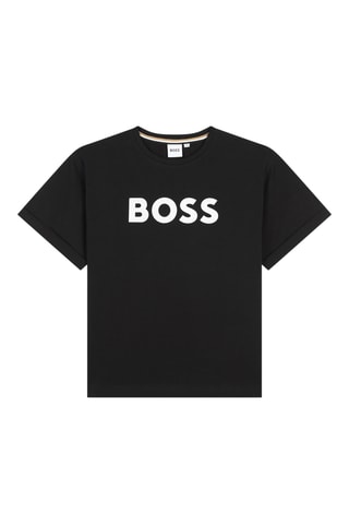 T-shirt - Zwart - Boss