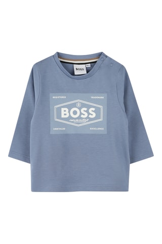 T-shirt - Hemelsblauw - Boss