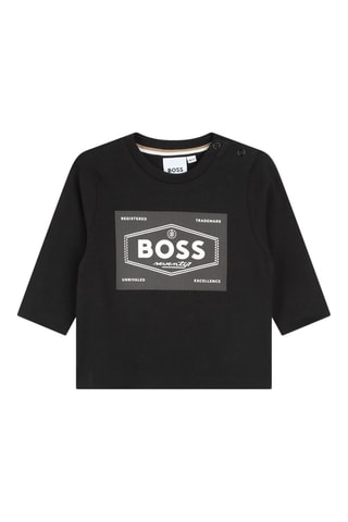 T-shirt - Zwart - Boss