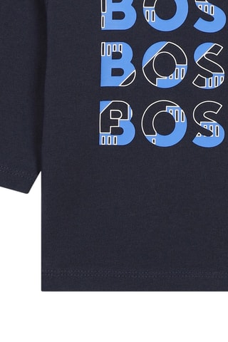 T-shirt - Blauw - Boss