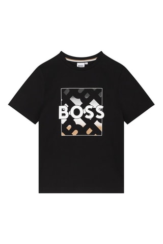 T-shirt - Zwart - Boss