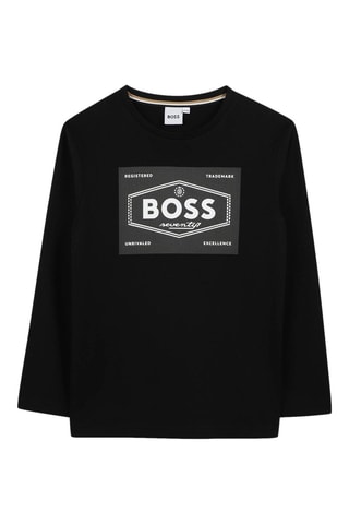 T-shirt - Zwart - Boss