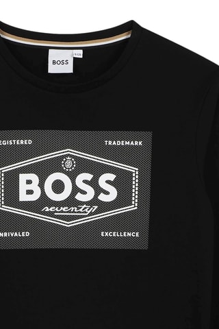 T-shirt - Zwart - Boss