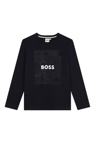 T-shirt - Zwart - Boss