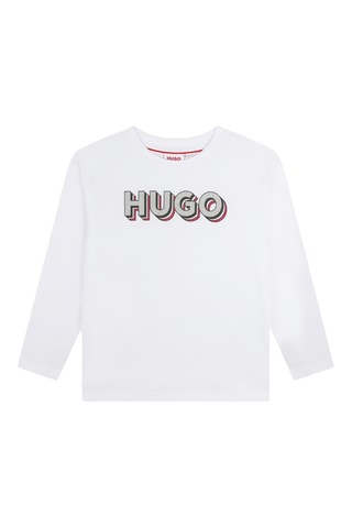 Biologisch Katoenen T-shirt - Wit - Hugo