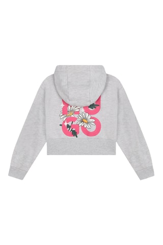 Sweater met Capuchon - Gemêleerd Grijs - Hugo