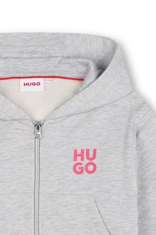 Sweater met Capuchon - Gemêleerd Grijs - Hugo