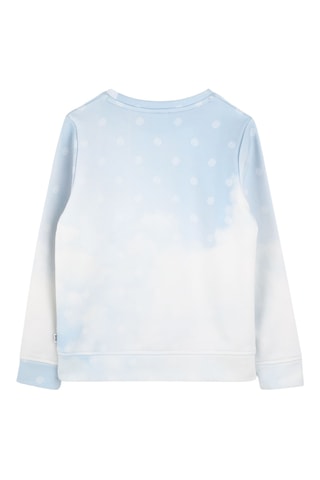 Sweater - Hemelsblauw en Wit - Boss