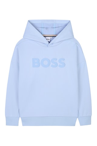 Sweater met Capuchon - Hemelsblauw - Boss