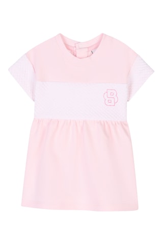 Biologisch Katoenen Jurk en Legging - Roze en Poederroze - Boss