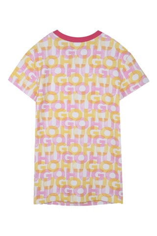 Shirtjurk - Poederroze en Geel - Hugo