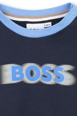 T-shirt - Marineblauw - Boss