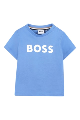 T-shirt - Hemelsblauw - Boss