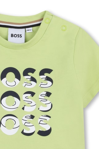 T-shirt - Olijfgroen - Boss