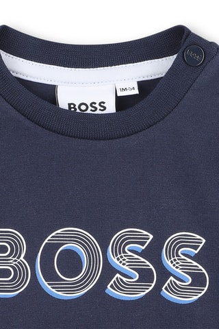 Biologisch Katoenen T-shirt - Donkerblauw - Boss