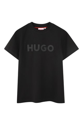 Biologisch Katoenen T-shirt - Zwart - Hugo