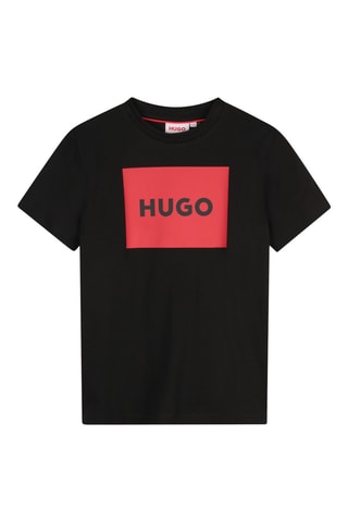 Biologisch Katoenen T-shirt - Zwart - Hugo