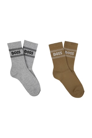 2 Paar Sokken - Grijs en Bruin - Boss