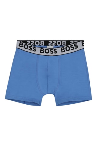 3 Boxers - Kobaltblauw en Zwart - Boss