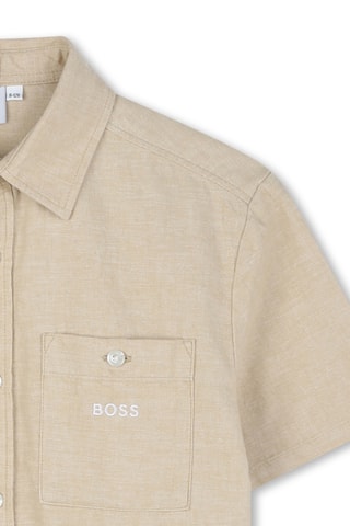 Linnen Overhemd - Beige - Boss