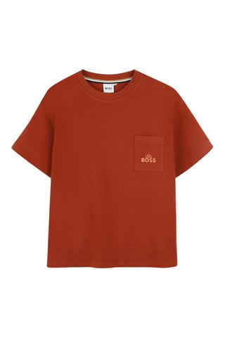 T-shirt - Oranje - Boss