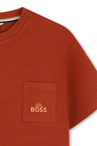 T-shirt - Oranje - Boss
