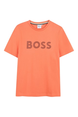 T-shirt - Oranje - Boss