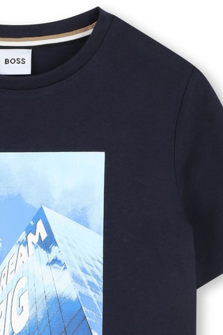 T-shirt - Blauw - Boss