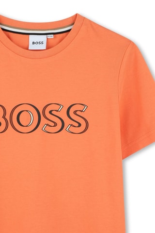 T-shirt - Oranje - Boss