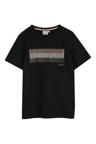 T-shirt - Zwart - Boss