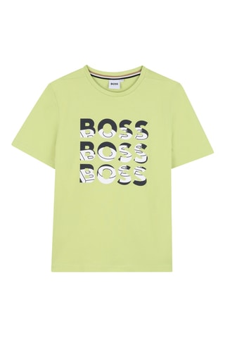 T-shirt - Lichtgroen - Boss