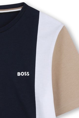 T-shirt - Donkerblauw - Boss