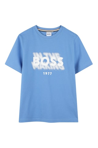 T-shirt - Kobaltblauw - Boss