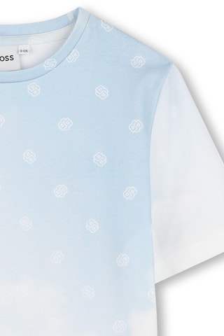 T-shirt Dip and Dye - Hemelsblauw - Boss