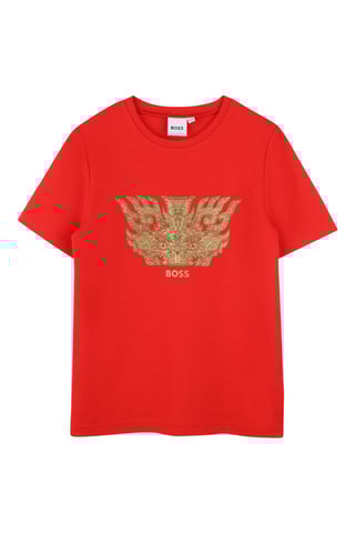 T-shirt - Rood - Boss