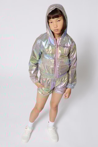 Windjack met Capuchon - Zilverkleurig - Hugo