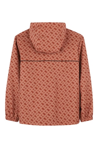 Windjack met Capuchon - Steenrood Boss